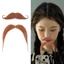 Treeling 2 Chiếc Giả ria mép Dính Mới Lạ Lông Râu Trang Phục Facials Tóc