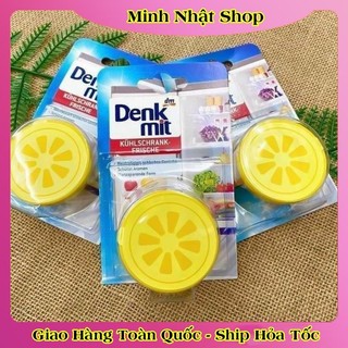 [Mẫu mới nhất] Sáp khử mùi tủ lạnh Denkmit hương chanh