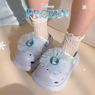 XIXITIAO Giày Sandal Trẻ Em Bé Gái Dép Công Chúa Elsa Dép Nền EVA Dễ Thương
