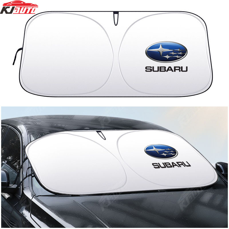 Subaru Có Thể Gập Lại Tấm Che Nắng Kính Chắn Gió Tấm Che Nắng Ô Tô Chống Nắng UV Chặn Công Cụ Làm Mát Cho BRZ Forester Legacy Outback WRX WRX STI Impreza XV