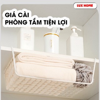 Khay Lưới Sắt Để Đồ Dưới Bàn Học, Kệ Khung Gài Tủ Bếp Siêu Gọn Gàng - Ngăn Kéo Size 33x23cm MAISON