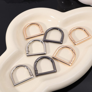 2 / 3 / 6 Khóa lò xo hình chữ D hợp kim kẽm cho túi xách | Móc khóa túi bền 3 màu, buộc chặt an toàn cho móc khóa / đồ thủ công DIY | Phụ kiện phần cứng tối giản