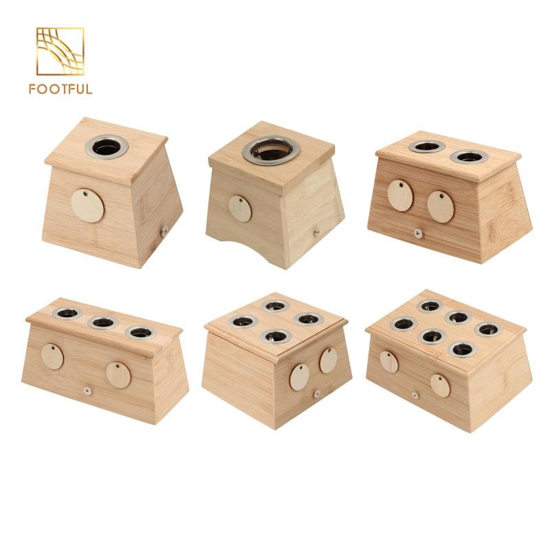 Moxa Moxibustion Gỗ ổn định Gậy không khói Dụng cụ đốt Moxibustion cho