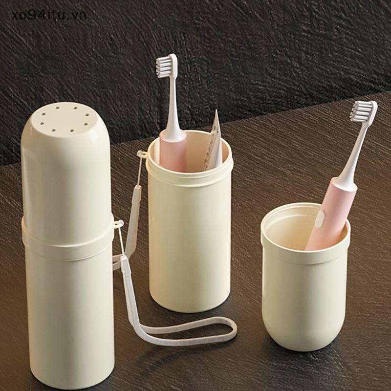 XOITU Hộp đựng bàn chải đánh răng du lịch di động đơn giản Bàn chải đánh răng và kem đánh răng Hộp lưu trữ có nắp Hộp đựng nha khoa VN