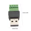 WU Solderless USB Connectors USB2 0 Nam Sang Vít Thiết Bị Đầu Cuối Bộ Chuyển Đổi Cho Dự Án DIY Cáp Dữ Liệu Sửa Chữa Một Phần