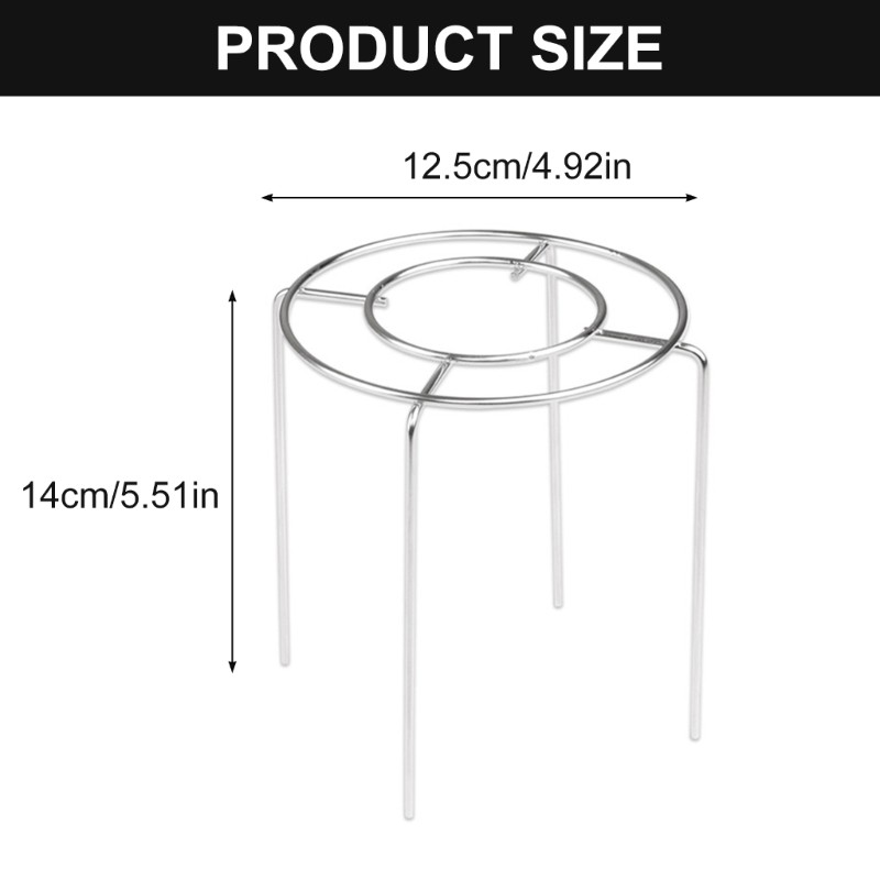 PPY Gói 2 Giá Đỡ Làm Mát Bánh Tròn Giá Đỡ Bằng Thép Không Gỉ Nướng Bánh Ngọt Hấp Dụng Cụ Hấp Đa Năng