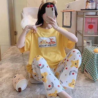 2025 Bộ Đồ Ngủ Nữ Mỏng Phù Hợp Nữ Plus Size Casual Homewear Xuân Thu 6.9