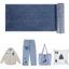 ROLY Jean Miếng Dán Sắt, Miếng Dán Quần Áo DIY Trang Phục May Quần Áo Sắt Trên Miếng Dán, 8 x 50 cm Quần Áo Lỗ Sửa Chữa Trang Trí Hình Chữ Nhật Khuỷu Tay Huy Hiệu Vải Trẻ Em Người Lớn
