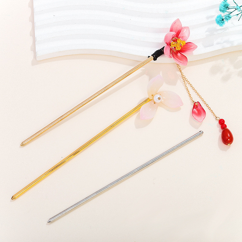 [Bán hàng trực tiếp tại nhà máy] Phụ kiện mũ nón cổ bằng kim loại Tấm kẹp tóc hình chữ U DIY làm bằng tay