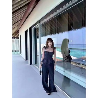 Mỹ Thiết Kê màu Trơn Niche Camisole Quần Áo Nữ Hot Girl Phong Cách Eo Ôm Hơn Nhìn Phù Hợp Với Tất Cả Trận Đấu Top 6.4