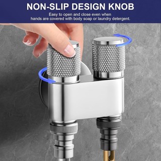 Bộ phun Bidet 1 trong 2 ra Van điều khiển kép G1 2 Máy phun vệ sinh cầm tay để rửa phụ nữ Vải thú cưng Sử dụng vệ sinh phòng tắm thép không gỉ kim loại cho thú cưng phù hợp dùng cho gia đình căn hộ văn phòng và không gian nhỏ