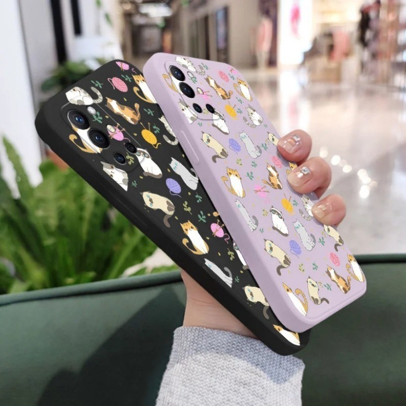 Ốp Điện Thoại Line Cat Park Cho Samsung S21 S10 S9 Plus Ultra Note 9 10 20 Siêu Chống Sốc Silicon Mềm Ốp Lưng