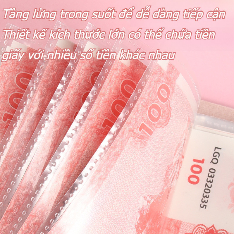 100 phong bì tiết kiệm, Sách thử thách ngân sách, sổ thử thách tiết kiệm,  Bìa da，thể tái sử dụng