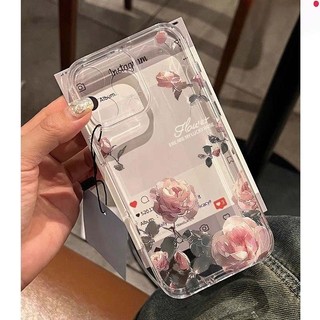 Ốp Điện Thoại Di Động Cho Samsung Galaxy A53 A52 M54 M23 A05 A05S A04 04E A24 S22 Ultra Plus Vỏ Trong Suốt Bảo Vệ Toàn Diện Hoa Chống Va Đập Thời Trang Đơn Giản TPU Nghệ Thuật