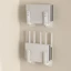ITRUMPET 2 Chiếc Giá Đỡ Hộp Set-top, Nhựa Không Cần Khoan Router Giá Đỡ, Giá Để Đồ Bền Treo Tường Di Động Cho Phòng Khách