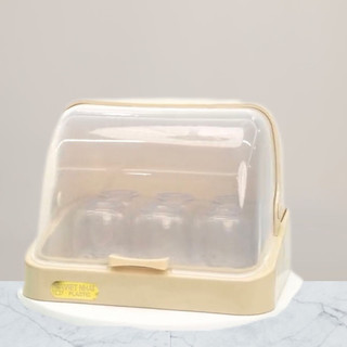 Khay úp cốc 1355, khay đựng ly, bình sữa có nắp nhựa bảo vệ, giúp bảo vệ cốc sạch sẽ
