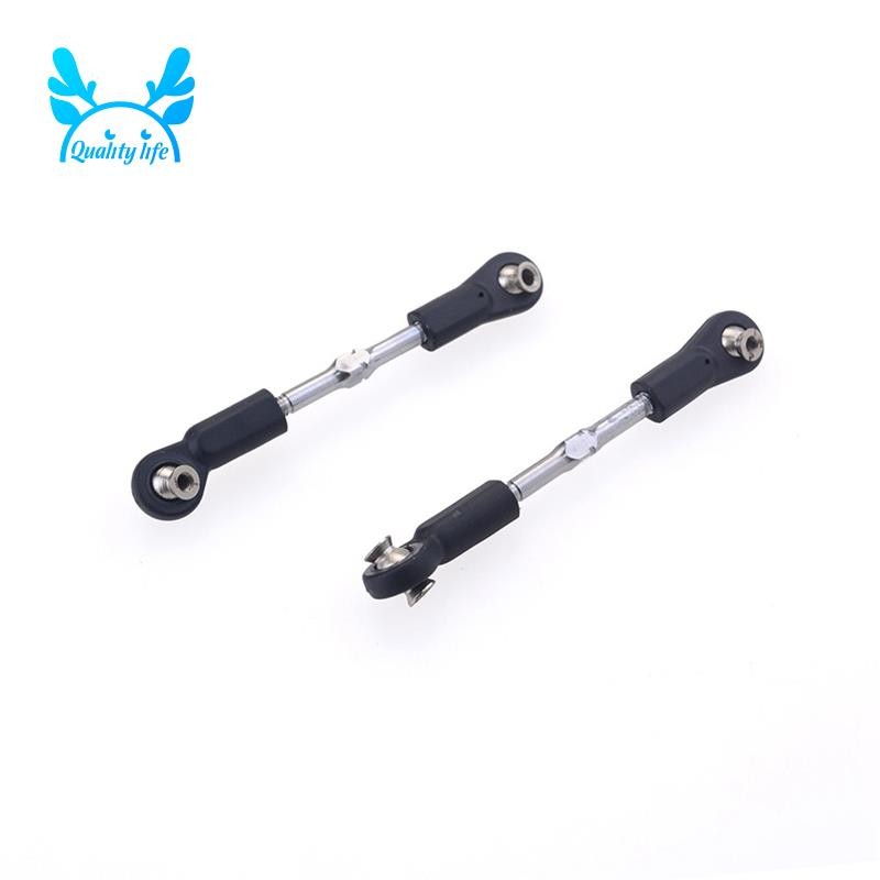 2 Chiếc 8124 Kim Loại 75-85 Mm Cần Lái Cho 1 / 8 9116 9020 9072 9071 9203 08425 08426 08427 08428 Rc Phụ Kiện Xe Hơi