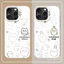 ibumpers Ốp Điện Thoại iPhone Họa Tiết Chikawa Dễ Thương Cho IPhone 16 15 14 12 13 11 Pro Max IP 7 8 Plus X XS XR Ốp Lưng IMD Cứng Và Nhẵn