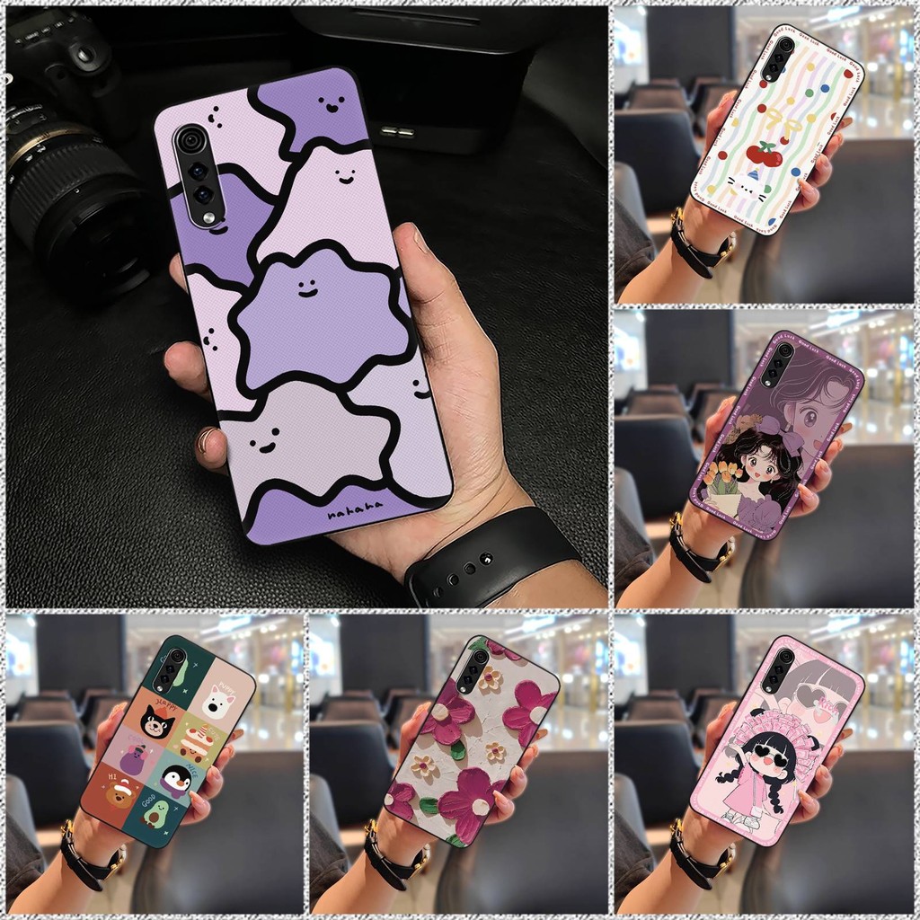 Túi điện thoại ốp lưng mềm LG Velvet 4G/5G, silicon chống sốc/chống nước, bọc toàn bộ, thiết kế thời trang họa tiết graffiti, chống bụi