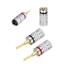 NOTE1 Nakamichi Chuối Cắm, Âm Thanh Âm Nhạc Mạ Vàng Chuối Cắm, Loa Khuếch Đại Cho Loa Dây Có Khóa Vít Loa Dây Kết Nối Cáp
