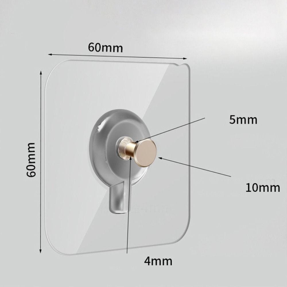 Móc khung ảnh có giá rẻ 10-50 chiếc, Móc tự dính chống nước trong suốt, Giá treo hình ảnh dính chắc chắn không cần khoan cho đồng hồ khung ảnh