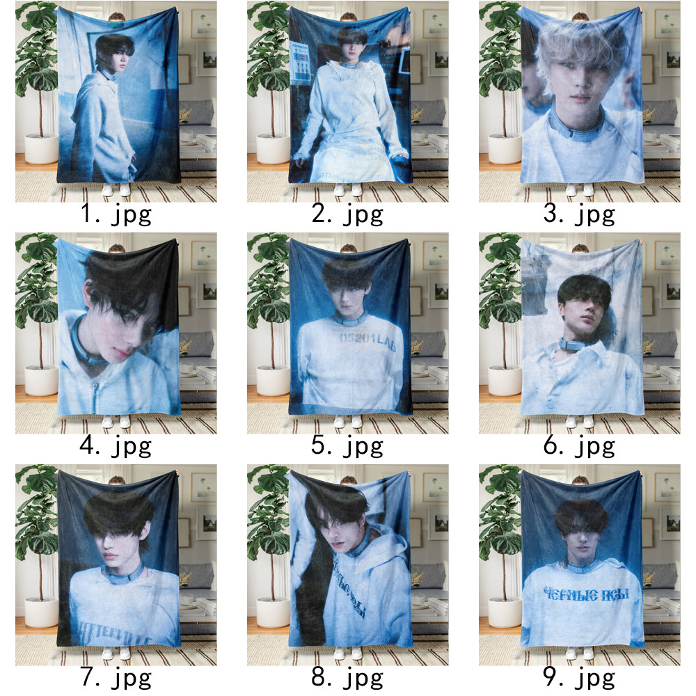 ENHYPEN 'DESIRE: UNLEASH' Chăn Flannel in một mặt Chăn Flannel