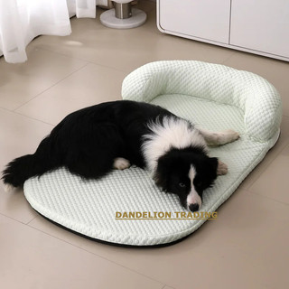 [DELION] Gối làm mát cho chó mùa hè Gối vải lụa băng thoáng khí Đệm thú cưng chống trượt cho chó & mèo lớn / nhỏ