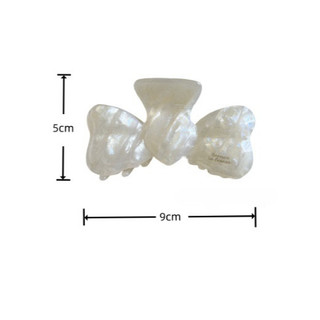 Kovoi / Acetate Kẹp Tóc Cảm Giác Cao Cấp Nơ Lớn Kẹp Tóc Đầu Sau Cho Mọi Cuộc Đua Mũ Đội Đầu Cá Mập