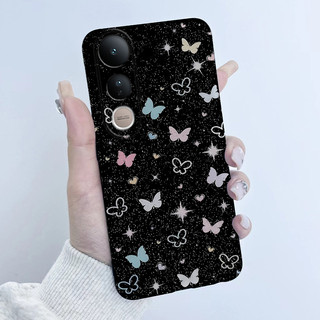 Dành Cho Vivo V50 Lite 5G 4G 2025 Ốp Điện Thoại Hoạt Hình Dễ Thương Gấu Trúc Họa Tiết Hoa Vỏ Màu Kẹo Silicon Mềm TPU Ốp Lưng Cho Vivo V50Lite Vỏ