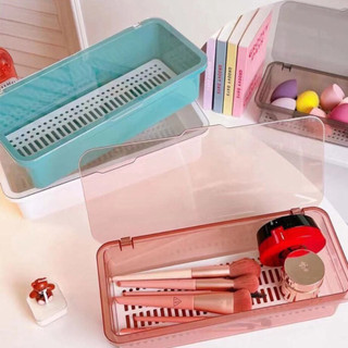 Hộp đựng đũa muỗng đa năng MAISON , đựng cọ trang điểm có nắp đậy chống bụi bẩn và tiện dụng