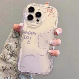 Ốp Lưng Dây Hoa Gấu Tulip Thời Trang Cho Realme Note 60 60X 50 C75X C61 C75 C63 C65S C67 C55 C53 C51 C35 C21Y C25Y 10 9 Pro 8 5G 9i 4G Cô Gái TPU Vỏ Điện Thoại