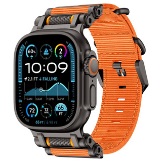 Dây đeo kết nối kim loại thể thao Fate Gear Nylon cho Apple watch Ultra 42 / 44 / 45 / 49 / 46mm i-watch Series Ultra / 10 / 9 / 8 / 7 / 6 / 5 / 4 / 3 / 2 / 1