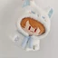 Quần áo búp bê Cotton FUHUIOT 10cm, Bộ đồ dễ thương Trang phục quần áo búp bê 20cm, Không có thuộc tính Quần áo búp bê Áo choàng sang trọng Trang phục Bộ quần áo búp bê màu xanh Quà tặng trẻ em