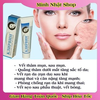 [DATE MỚI] Kem Sẹo KLIRVIN Nga Giảm Thâm Mờ Sẹo Rạn Da Tuýp 25g