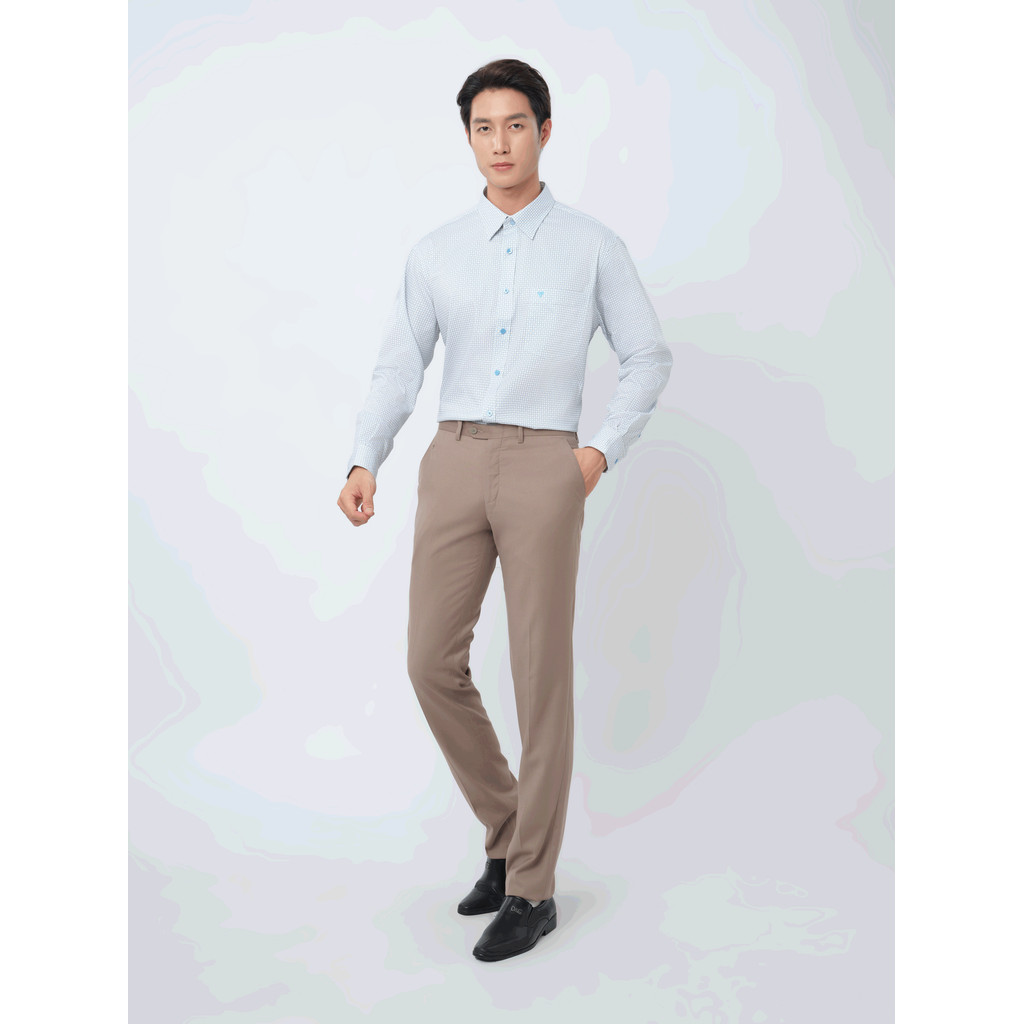 Quần Tây 0Ply VIETTIEN vải Poly phom REGULAR FIT VT00000360