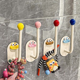 🏵️🏵️1 Cái Móc Treo Tường Không Đánh Dấu Dính Khóa Đấm Giá Nắp Bếp/Giá Để Đồ Phòng Tắm Trang Sức Dễ Thương Móc Giá Để Đồ