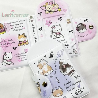 Lostcorner Album Ảnh Dễ Thương 3 Inch Hộp Đựng Thẻ Ảnh Thần Tượng Chất Kết Dính Bộ Sưu Tập Sách 36 Bỏ Túi Album Photocard Hộp Đựng Mới
