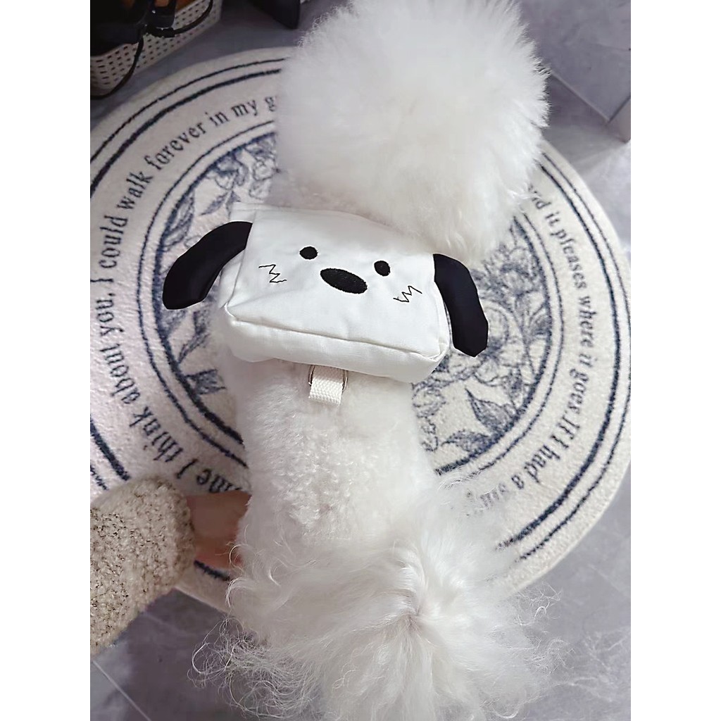 [Puppy: Mang theo túi riêng của bạn] Ba lô cho chó Dây xích miễn phí Ba lô đi chơi cho thú cưng Dây đeo vai có thể điều chỉnh phải có để chó đi bộ có thể đặt túi kiểm tra Shit Xiaohongshu Tỷ lệ đầu siêu cao