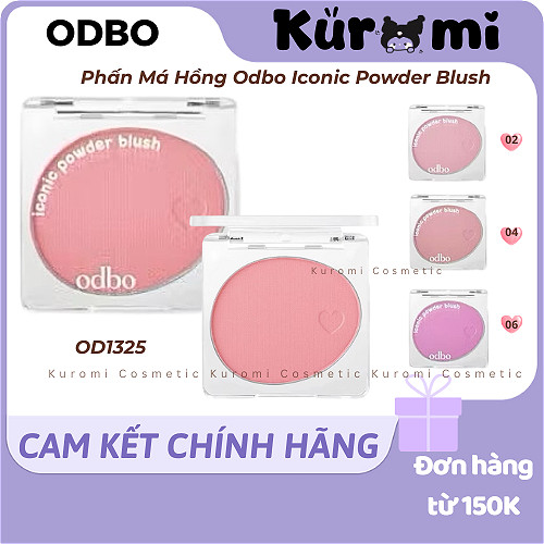 [ODBO] Phấn má hồng ODBO mịn lì chuẩn màu Odbo Iconic Powder Blush ...