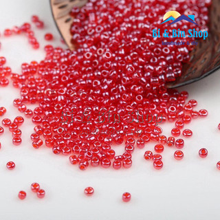 45g Hạt Cườm 3mm Màu Bóng Đính Kết Trang Phục, Làm Trang Sức Handmade