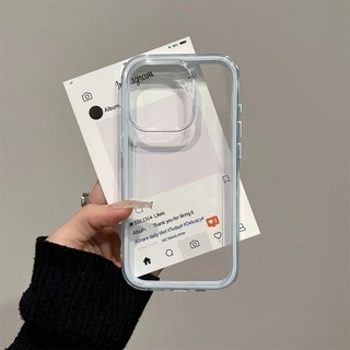 Ốp điện thoại 2 trong 1 khung màu trơn sang trọng cho iPhone16 Pro MAX 15 14 13 12 11 Pro MAX IXS MAX XR XS bảo vệ camera chống sốc Ốp lưng silicon mềm chống rơi