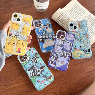 Ốp Điện Thoại Di Động Anime Pokemon Cho Redmi A5 A3 A2 A1 Note 12 11 10 8 Plus Pro MAX 10S 12S POCO C61 Ốp Lưng Hoạt Hình Gengar Pikachu Charizard Squirtle Bulbasaur