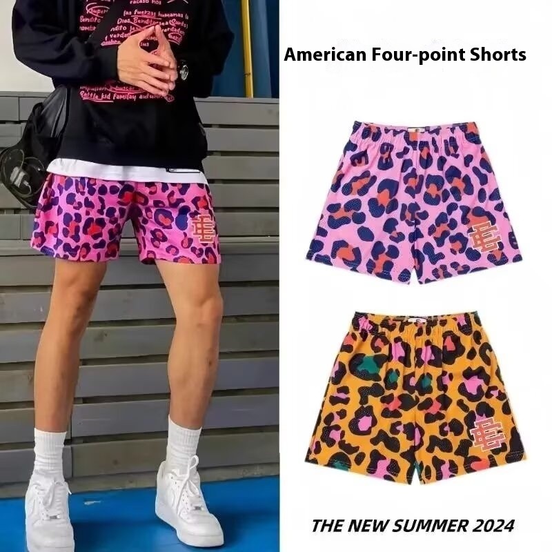 ThaliaWisp Người Đàn Ông Của Quần Short American Leopard Bóng Rổ Quần Short Lỏng Tập Thể Dục Đào Tạo Quần