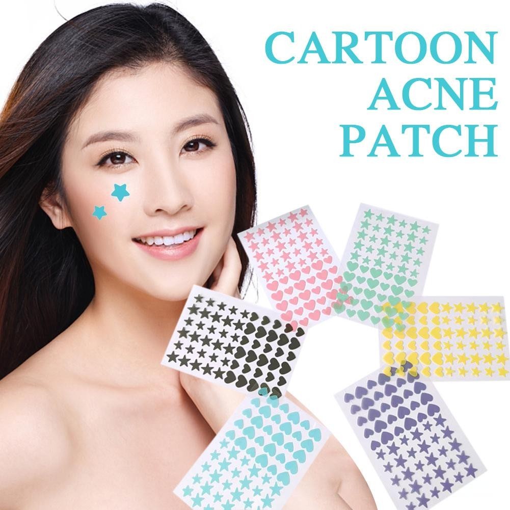 Tấm hoạt hình dễ thương Miếng dán Hỗ trợ giảm mụn Alien Color Patch L4e3