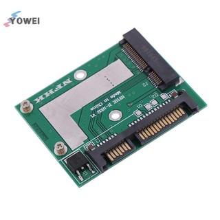 YOWEI mSATA SSD sang 2.5 '' SATA 6.0gps chuyển đổi thẻ mô-đun bảng pcie ssd VN