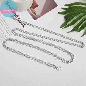 Sund Thời Trang Kim Cương Giả Dây Thắt Lưng Dành Cho Nữ Bé Gái Hợp Thời Trang Trang Trang Trí Dây Thắt Lưng Cao Cấp Cao Cấp Có Thể Điều Chỉnh Thắt Lưng VN