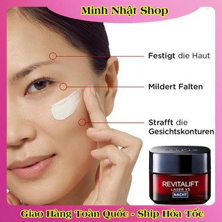 [auth] KEM DƯỠNG DA CHỐNG LÃO HÓA – GIÚP MỜ THÂM NÁM LOREAL REVITALIFT LASER X3, 50ML Nội địa Đức Đủ Bill [Hot]