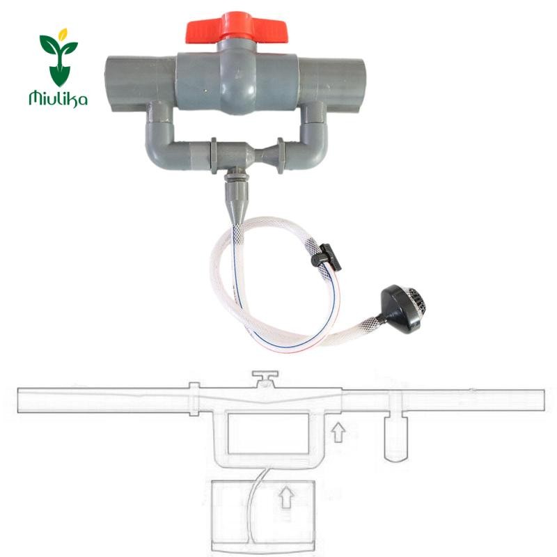 Bộ tưới Miulika Venturi Bộ phân bón Dụng cụ trộn để tưới Hệ thống thủy canh Kết nối dễ dàng Bộ tưới nước Vòi phun Venturi