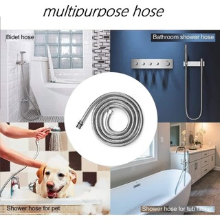 Vòi sen cực dài 1 5 m Vòi sen cầm tay bằng thép không gỉ 304 có đầu nối tiêu chuẩn G1 2 20mm chống rối đa năng cho thú cưng phù hợp dùng cho gia đình căn hộ văn phòng và không gian nhỏ