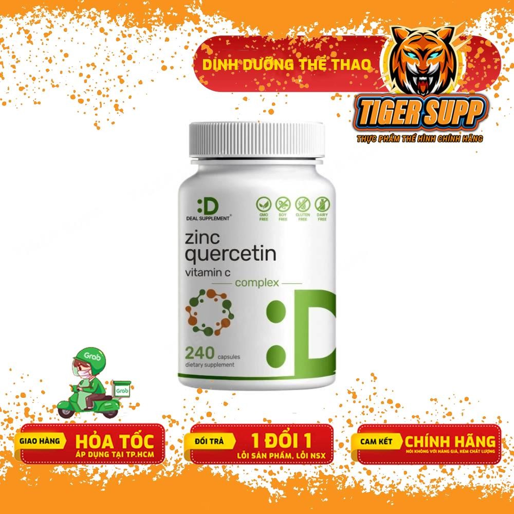 Deal Zinc + Quercetin + Vitamin C – Giải Pháp Hỗ Trợ Miễn Dịch Được Ưa Chuộng